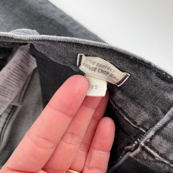 Madewell Women's The Perfect Vintage Straight Crop Jeans Size 25/0 - Picture 6 of 8